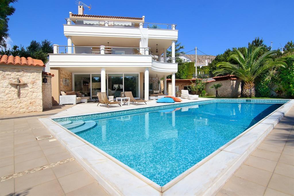 Luxury Villa Sea Melody Palaiá Fókaia Buitenkant foto
