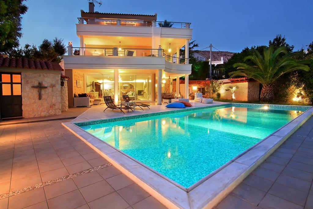 Luxury Villa Sea Melody Palaiá Fókaia Buitenkant foto